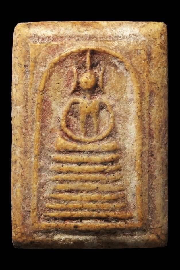 298278 พระสมเด็จ 7ชั้น อกร่อง หูบายศรี กรุวัดขุนอินทประมูล อ่างทอง อายุประมาณ 150 ปี 