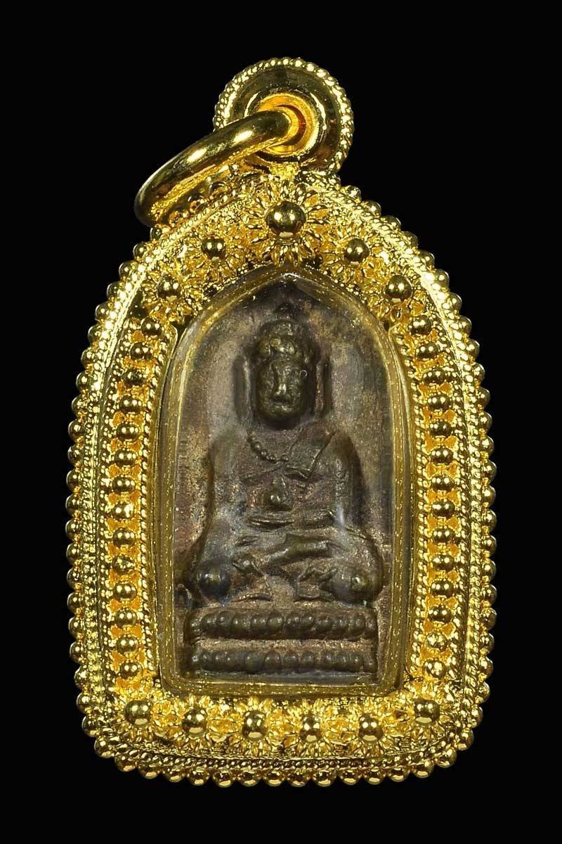 (296104) พระบูชา เซียนแปะโรงสี (อาจารย์โง้วกิมโคย) รุ่นแรกปี 2521 เนื้อโลหะ  จ.ปทุมธานี