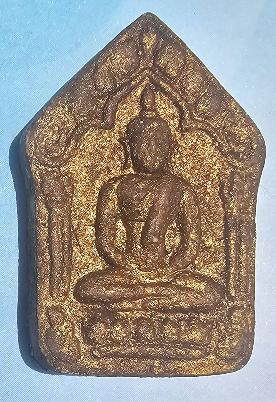 305099 พระขุนแผน หลวงปู่ทิม พิมพ์ใหญ่ บล็อกแรก เนื้อผง ตระกรุดคู่ ประมาณปี 2516-2517 วัดละหารไร่ จ.ระยอง