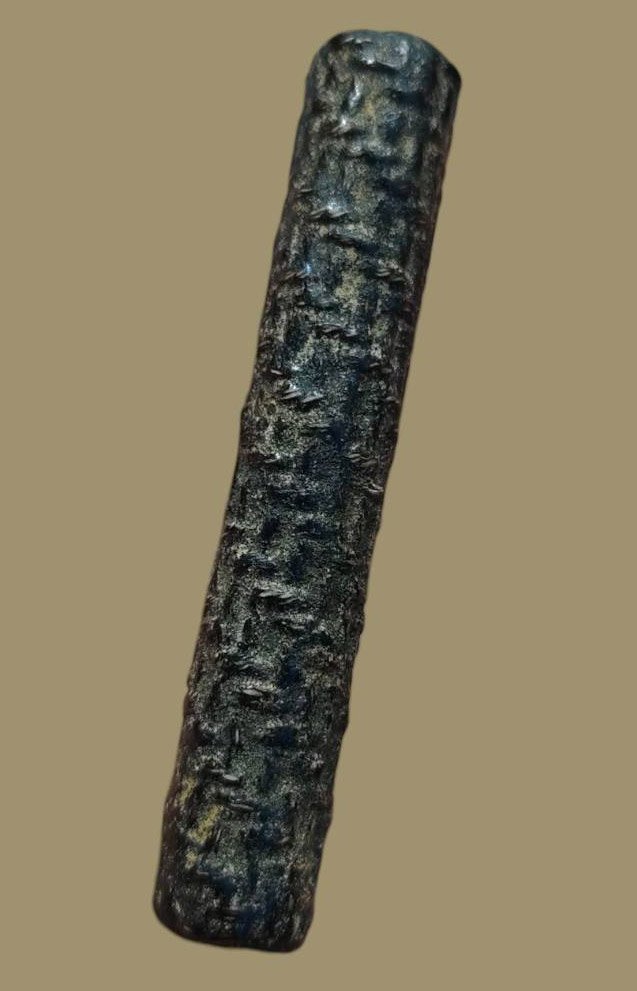 305285 ตะกรุดลายเสื่อหลวงปู่ยิ้ม พุทธศักราช2440-2453 วัดศรีอุปลาราม (วัดหนองบัว) จ.กาญจนบุรี