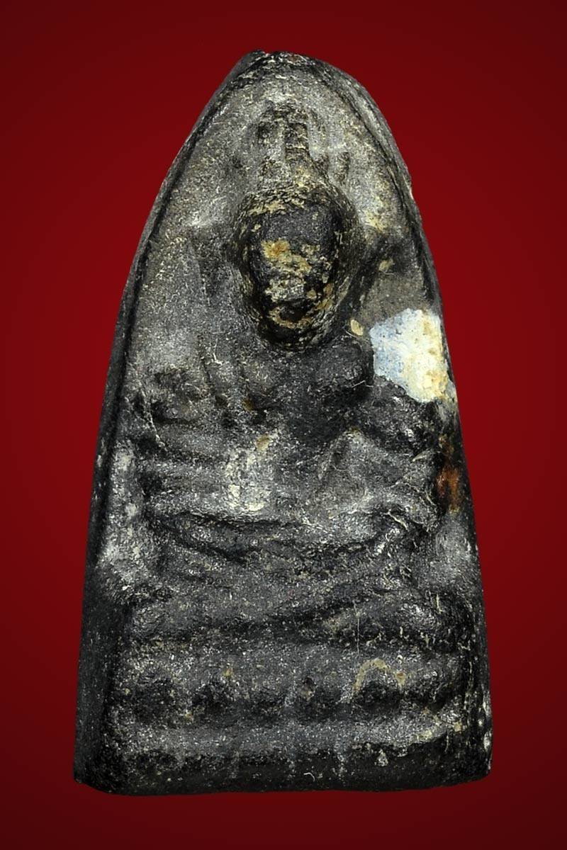 298490 พระผงเตารีด องค์เซียนแปะโค้ว หัวตะเข้ รุ่นแรก พิมพ์ใหญ่ ปี 2505 วัดศาลเจ้า จ.ปทุมธานี