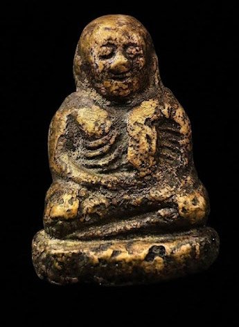 307622 พระรูปหล่อหลวงพ่อเงิน วัดบางคลาน  เนื้อทองผสม ประมาณปี 2451-2460 จ.พิจิตร