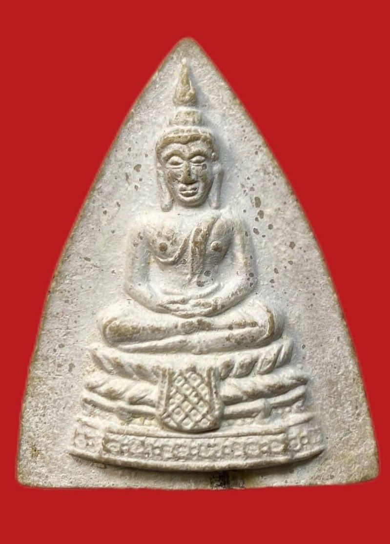  305896 หลวงปู่โต๊ะ  วัดประดู่ฉิมพลี  พิมพ์กลีบบัวใหญ่ เนื้อเกสรแช่น้ำมนต์ ปี 2521 กทม.
