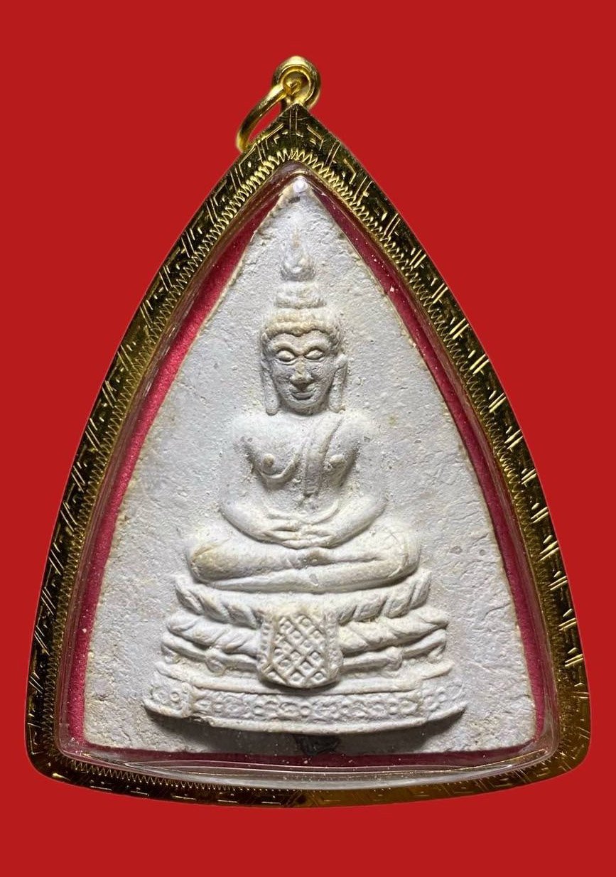 306044 หลวงปู่โต๊ะ  วัดประดู่ฉิมพลี  กลีบบัว พิมพ์ใหญ่  เนื้อเกสรเเช่น้ำมนต์  ปี 2521 กทม.