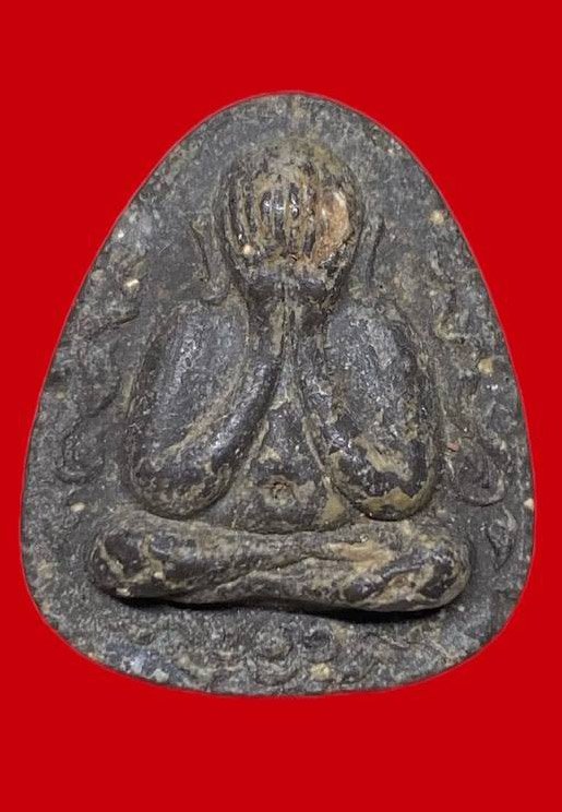  307688 หลวงปู่โต๊ะ ปิดตาเงินล้าน  พิมพ์กนกข้าง  วัดศาราคลืน  ปี2521 เนื้อใบลาน กทม.