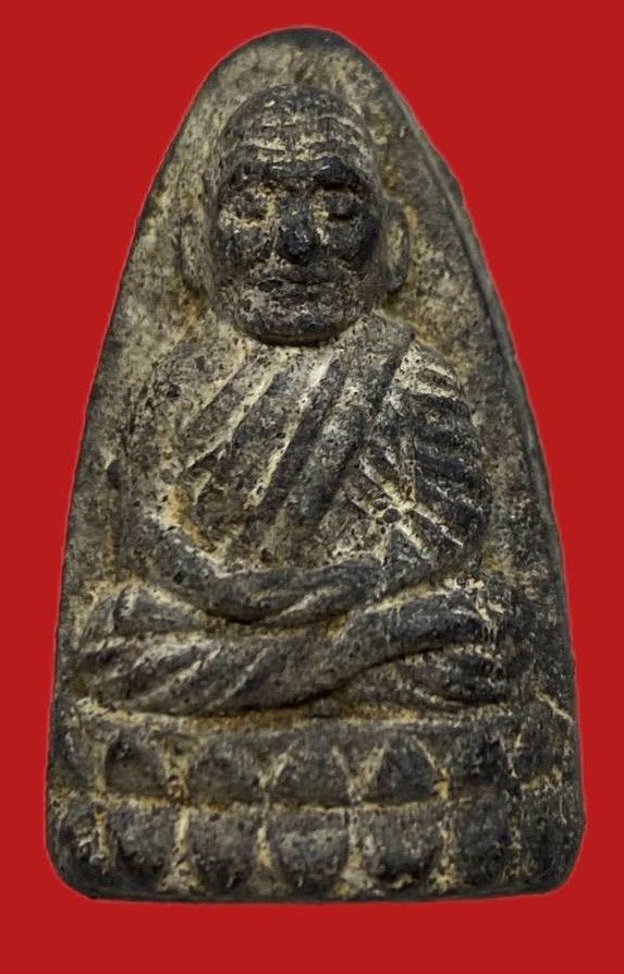 306417 หลวงปู่ทวด วัดช้างให้  ว่าน ปี2524 พิมพ์ใหญ่  เนื้อว่าน จ.ปัตตานี