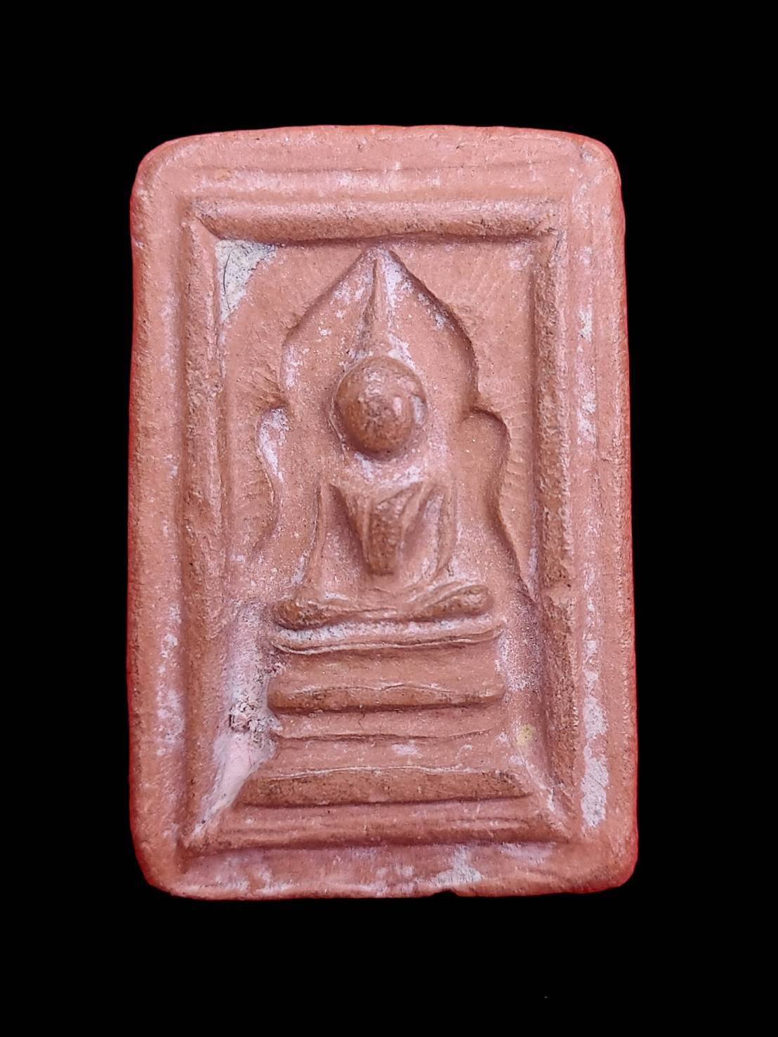 298810 พระสมเด็จแหวกม่าน(อกใหญ่) เนื้อดิน ปี2500 หลวงพ่อกวย วัดโฆสิตาราม จ.ชัยนาท