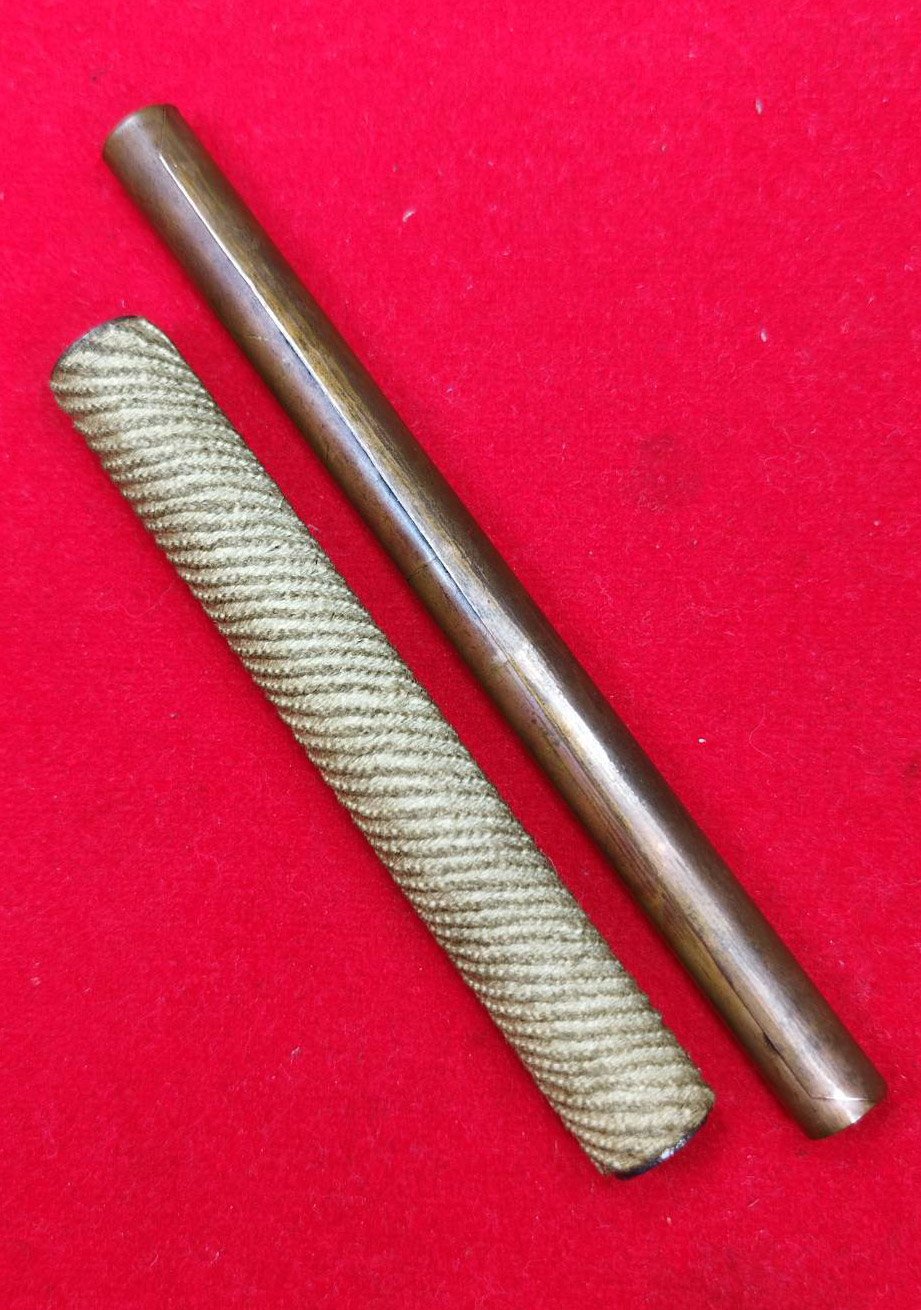 306539 ตะกรุดวิรุณจำบังและตะกรุดหนุนดวง เนื้อทองเหลือง ทองแดงและตะกั่ว  สร้างปี 2515-2521  หลวงพ่อกวย วัดโฆสิตาราม  (บ้านแค) จ.ชัยนาท 