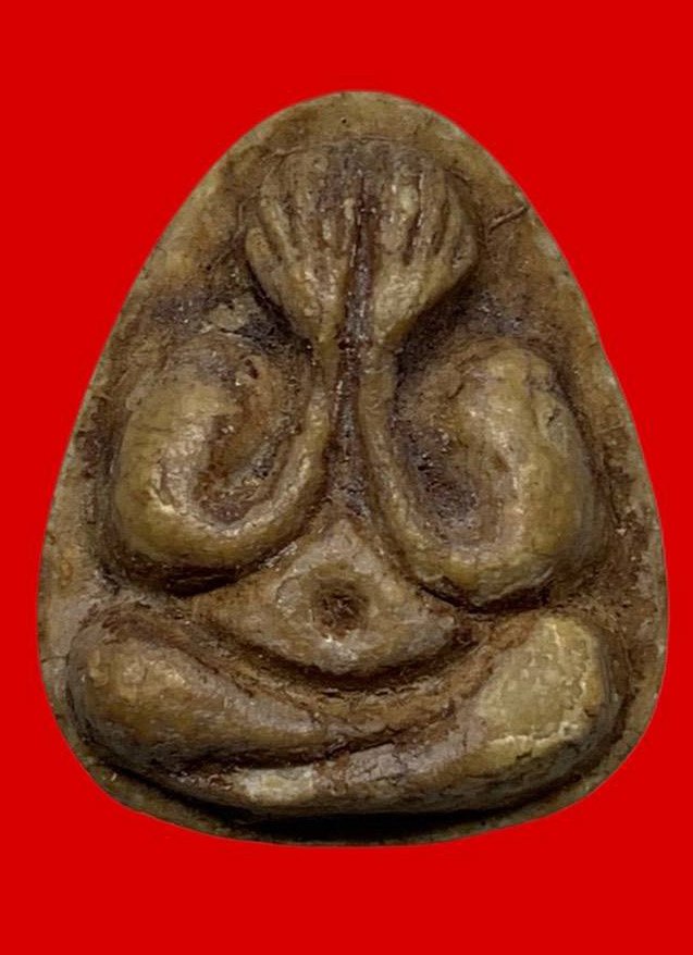 306568 ปิดตาปู่โต๊ะ  วัดประดู่ฉิมพลี  ปิดตามหาเสน่ห์ ปี 2518  เนื้อเกสร กทม.