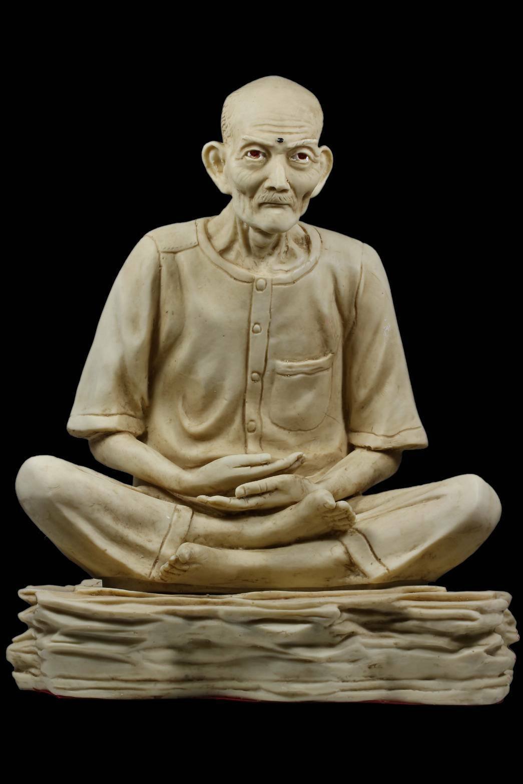 (296164) พระบูชา เซียนแปะโรงสี  รุ่น 1 ปี 2521 หน้าตัก 9นิ้ว  วัดศาลเจ้า จ.ปทุมธานี