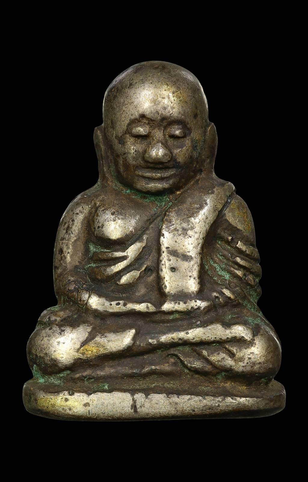 306642 รูปหล่อหลวงพ่อเงิน  หลวงพ่อพิธ วัดระฆัง  เนื้อโลหะผสม  จังหวัดพิจิตร