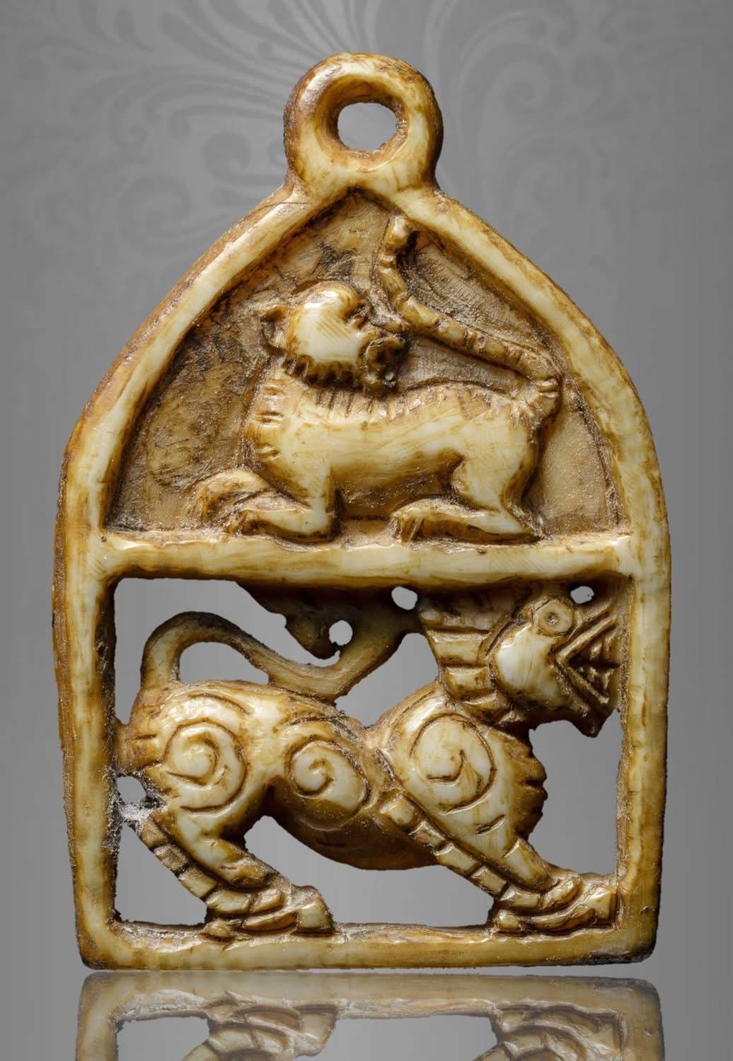 306677 สิงห์หลวงพ่อเดิม เนื้องาแกะ ประมาณปี 2470-2494 วัดหนองงโพ จ.นครสวรรค์