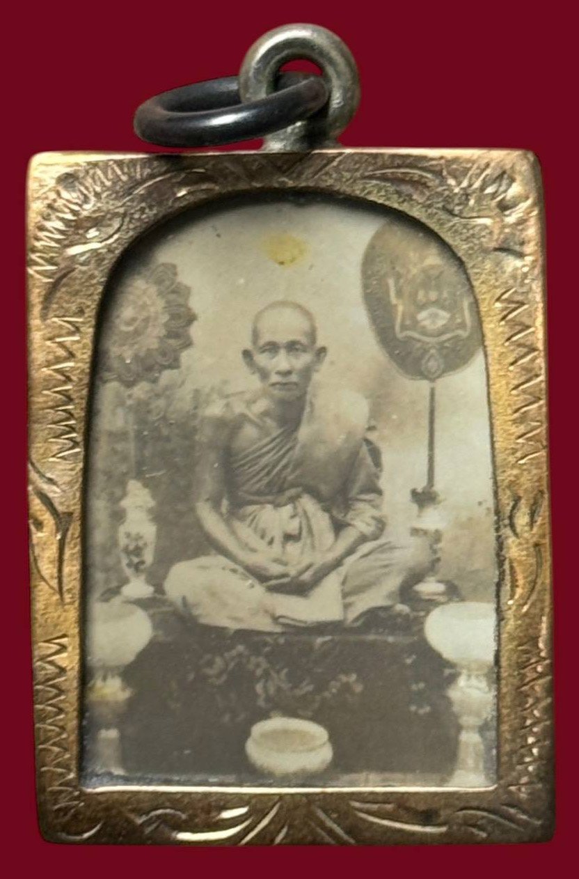 306690 รูปถ่ายหลวงปู่ศุข  วัดปากคลองมะขามเฒ่า  จ.ชัยนาท  ยุคปลายปี 2460