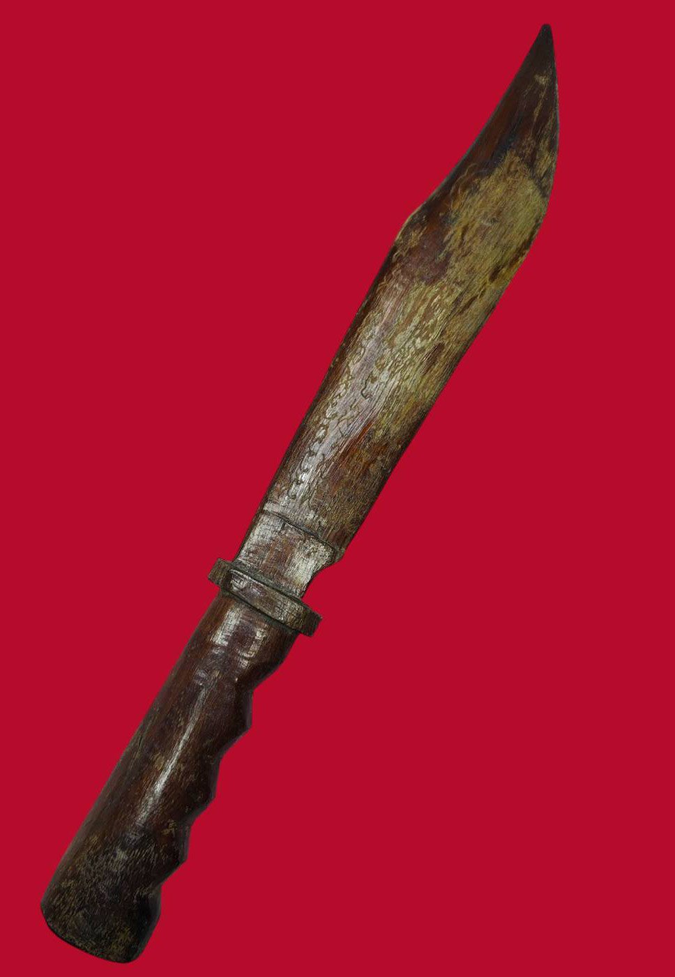 306736 มีดหมอหลวงพ่อเดิม   เนื้อไม้แกะ   พุทธศักราช 2470-2494  วัดหนองโพธิ์ จ.นครสวรรค์ 