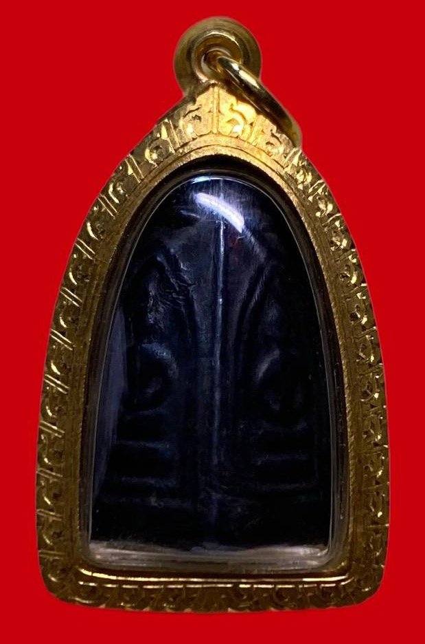 306758 หลวงพ่ออี๋ วัดสัตหีบ พระพรหม 4หน้า  ปี2484 เนื้อเมฆพัด  จ.ชลบุรี