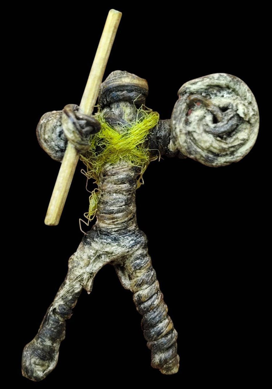 306829 หุ่นพยนต์ หลวงพ่อกวย  พุทธศักราช 2517-2521  วัดโฆสิตาราม  (บ้านแค) จ.ชัยนาท 