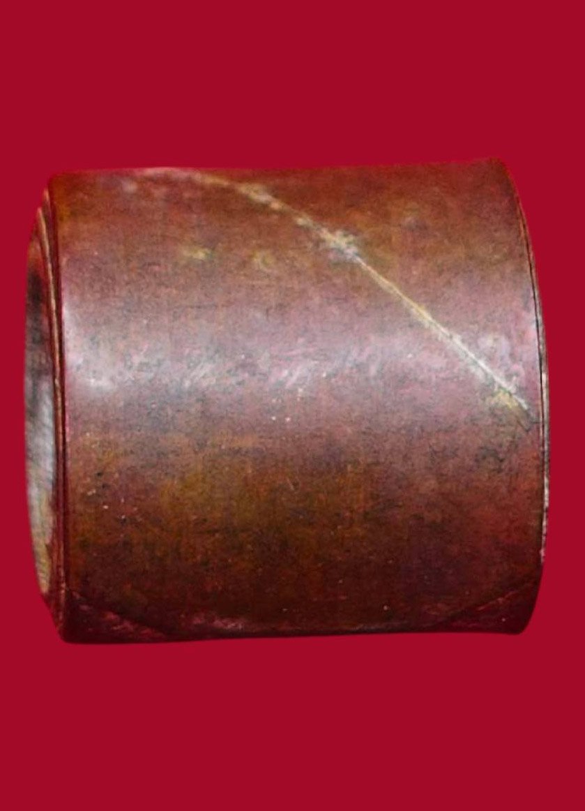 306935 ตะกรุดโลกธาตุ หลวงปู่ยิ้ม  เนื้อทองแดง  พุทธศักราช 2435-2453  วัดศรีอุปลาราม (วัดหนองบัว)  จ.กาญจนบุรี 