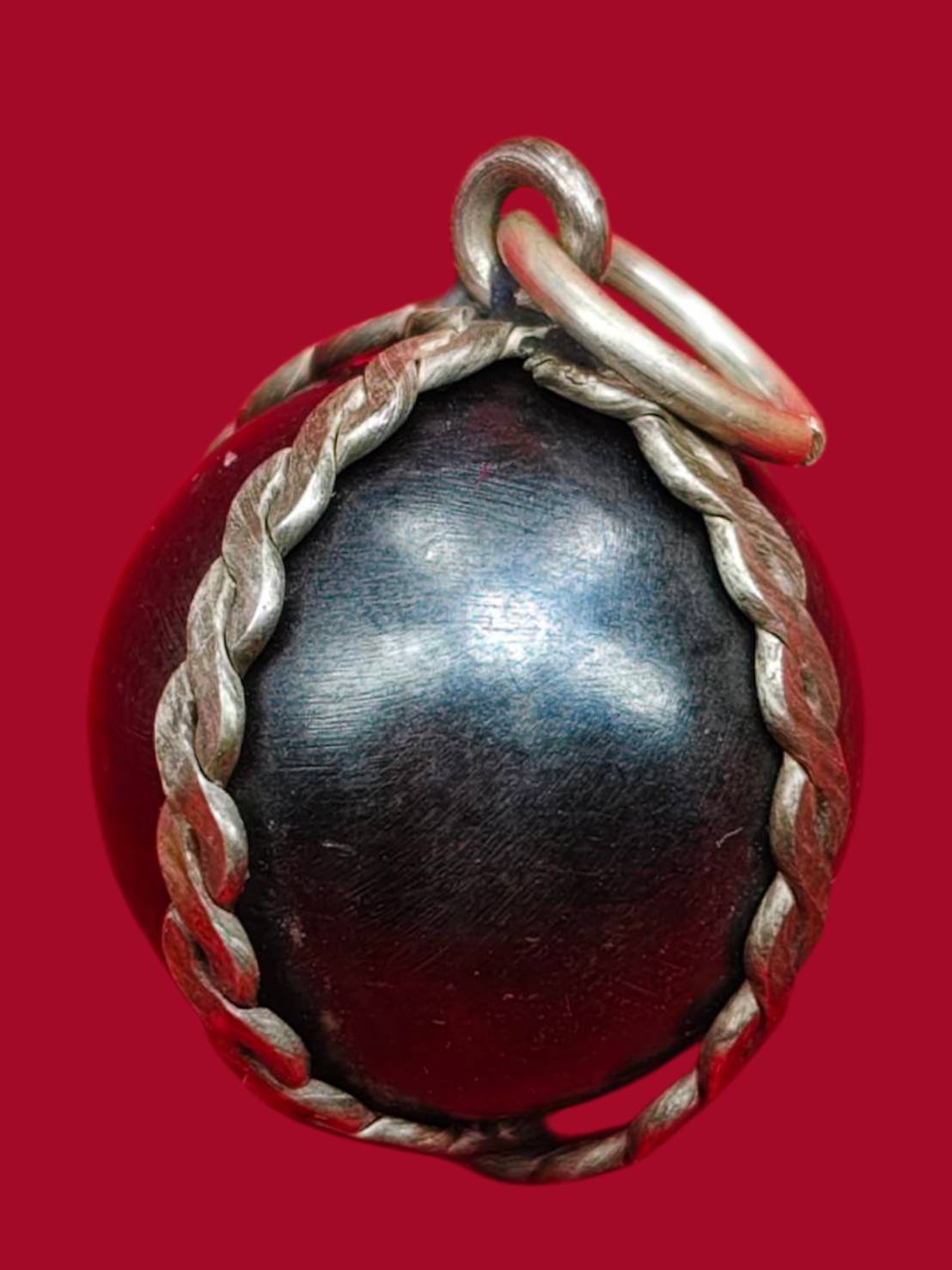 306946 ลูกอมเมฆพัตร  หลวงพ่อทับ  พุทธศักราช 2455-2465  วัดอนงคงคารามวรวิหาร จ.กรุงเทพมหานคร 