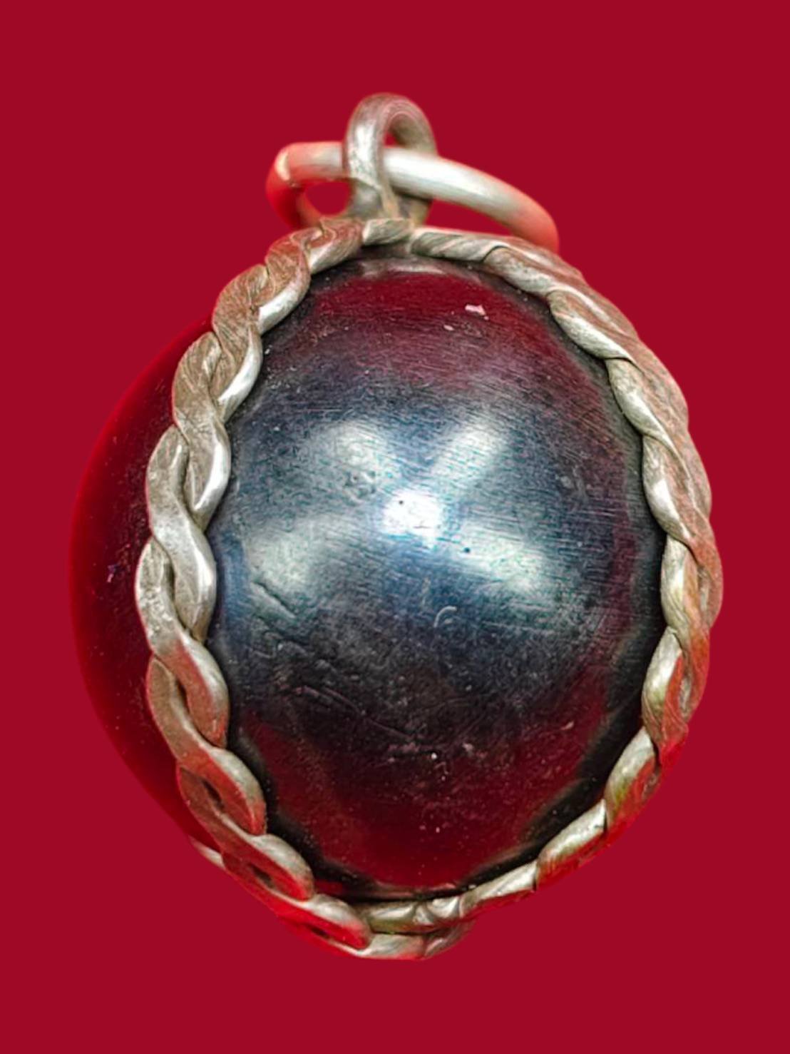 306949 ลูกอมเมฆพัตร หลวงพ่อทับ  พุทธศักราช 2455-2465  วัดอนงคงคารามวรวิหาร จ.กรุงเทพมหานคร 