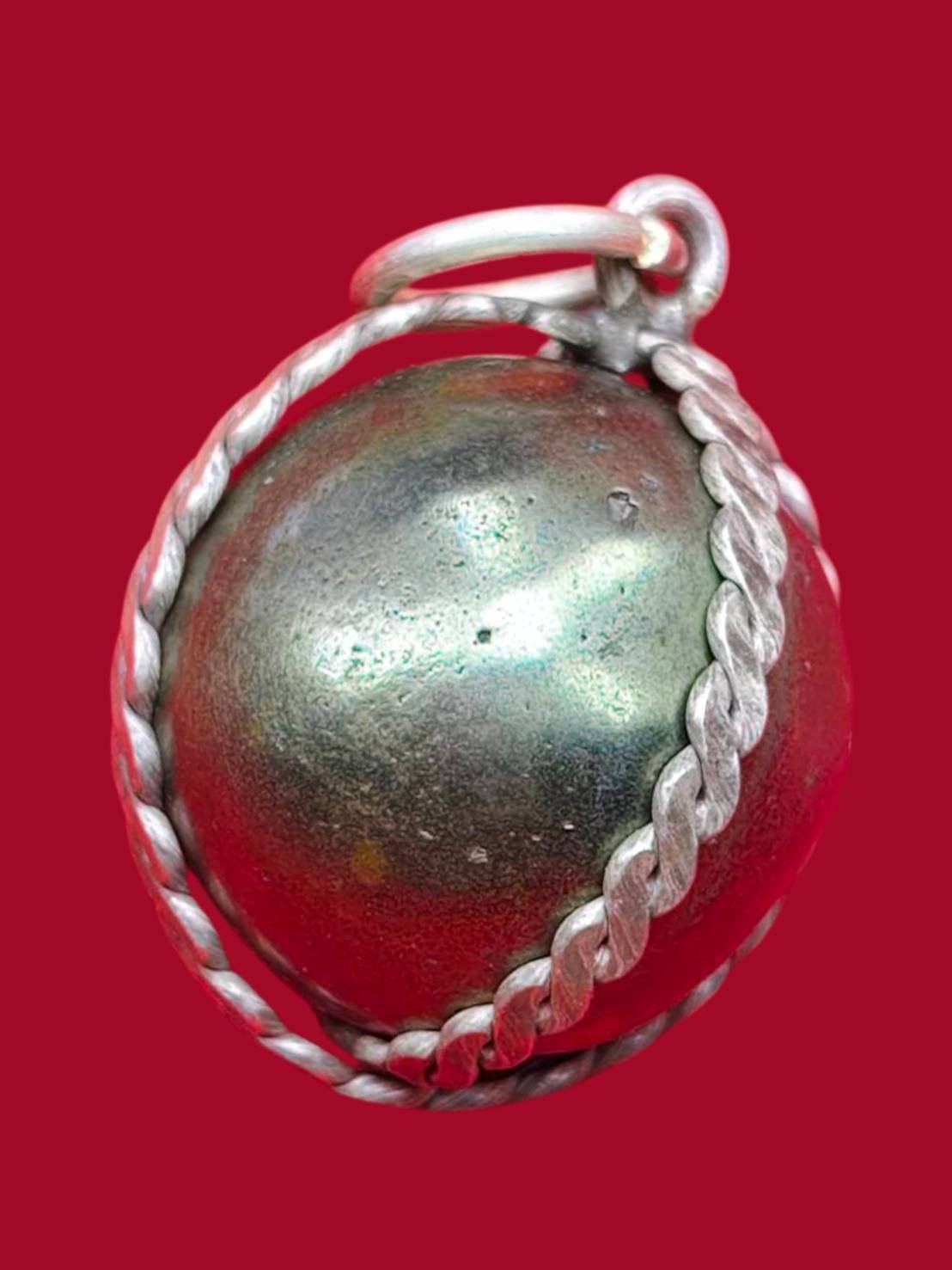  306952 ลูกอมเมฆสิทธิ์ หลวงพ่อทับ  พุทธศักราช 2455-2465  วัดอนงคงคารามวรวิหาร จ.กรุงเทพมหานคร 