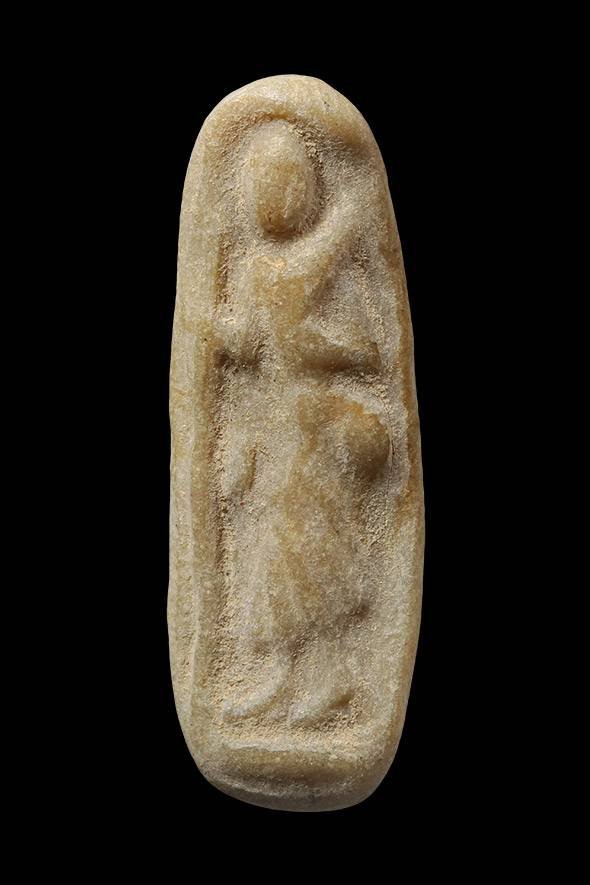 298952 พระสิวลีพิมพ์เขี้ยวงู เนื้อผงน้ำมัน หลวงพ่อกวย วัดโฆสิตาราม จ.ชัยนาท