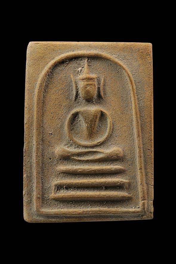 298966 สมเด็จหูบายศรีเศียรโต ยุคต้น หลวงพ่อกวย วัดโฆสิตาราม จ.ชัยนาท