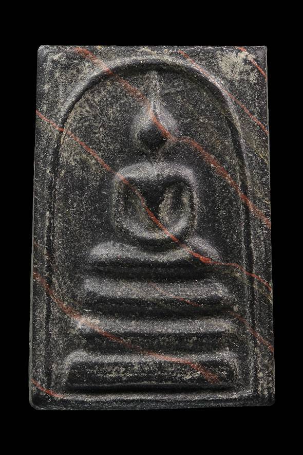 298992 สมเด็จสายรุ้งหลังสิวลี ปี 2515 หลวงพ่อกวย วัดโฆสิตาราม เนื้อผงน้ำมัน จ.ชัยนาท