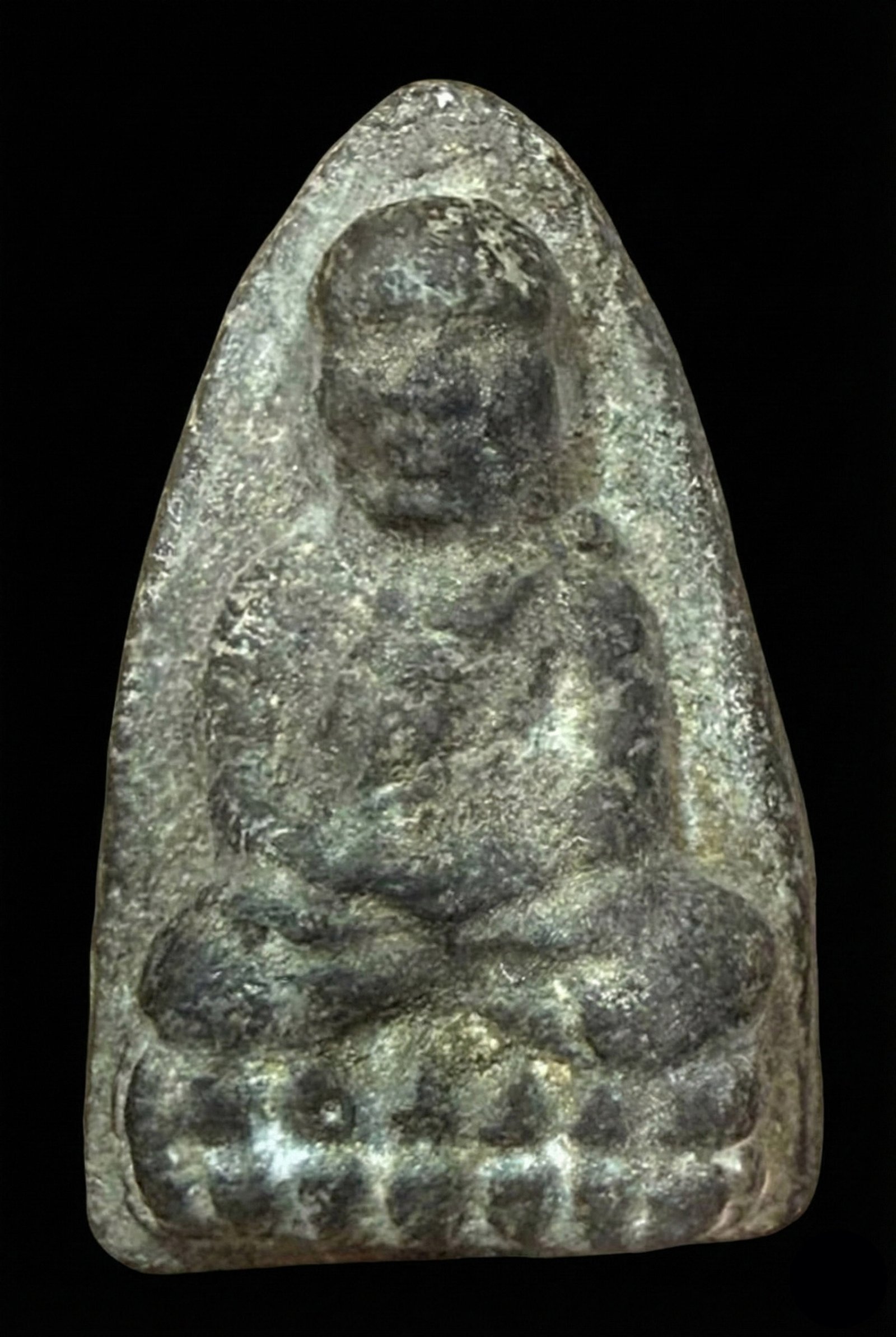 307053 พระหลวงพ่อทวด พิมพ์ใหญ่ เนื้อว่าน วัดราษฎร์บูรณะ (วัดช้างให้) ปี 2497  จ.ปัตตานี