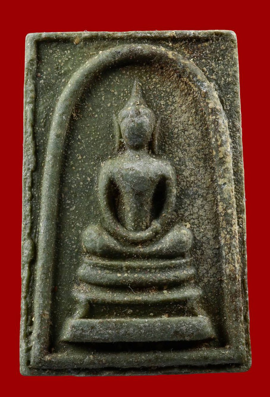 307068 สมเด็จหลังสิวลี  พิมพ์เอวเล็ก  หลวงพ่อกวย  วัดโฆสิตาราม  ปี 2515 จ.ชัยนาท