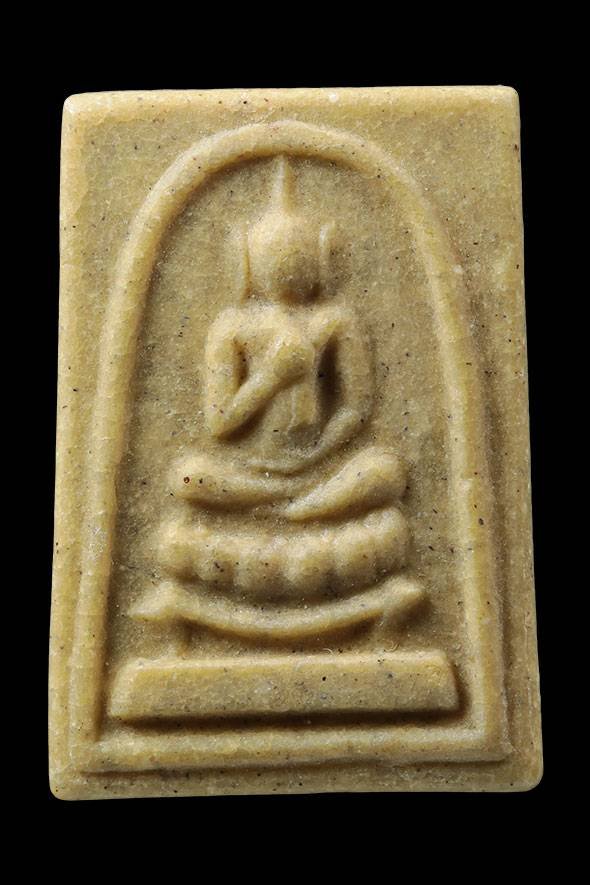 299030 สมเด็จพุทธกวักปี 2518  เนื้อผงน้ำมัน หลวงพ่อกวย วัดโฆสิตาราม จังหวัดชัยนาท