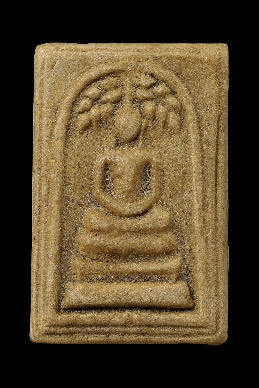 299055 สมเด็จปรกโพธิ์กรอบกระจก เนื้อผงน้ำมัน หลวงพ่อกวย วัดโฆสิตาราม จังหวัดชัยนาท