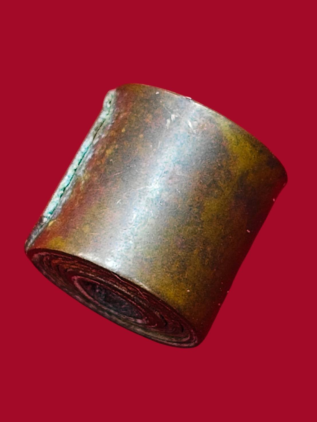 307094 ตะกรุดโลกธาตุ หลวงปู่ยิ้ม  เนื้อทองแดง  พุทธศักราช 2435-2453  วัดศรีอุปลาราม (วัดหนองบัว)  จ.กาญจนบุรี 