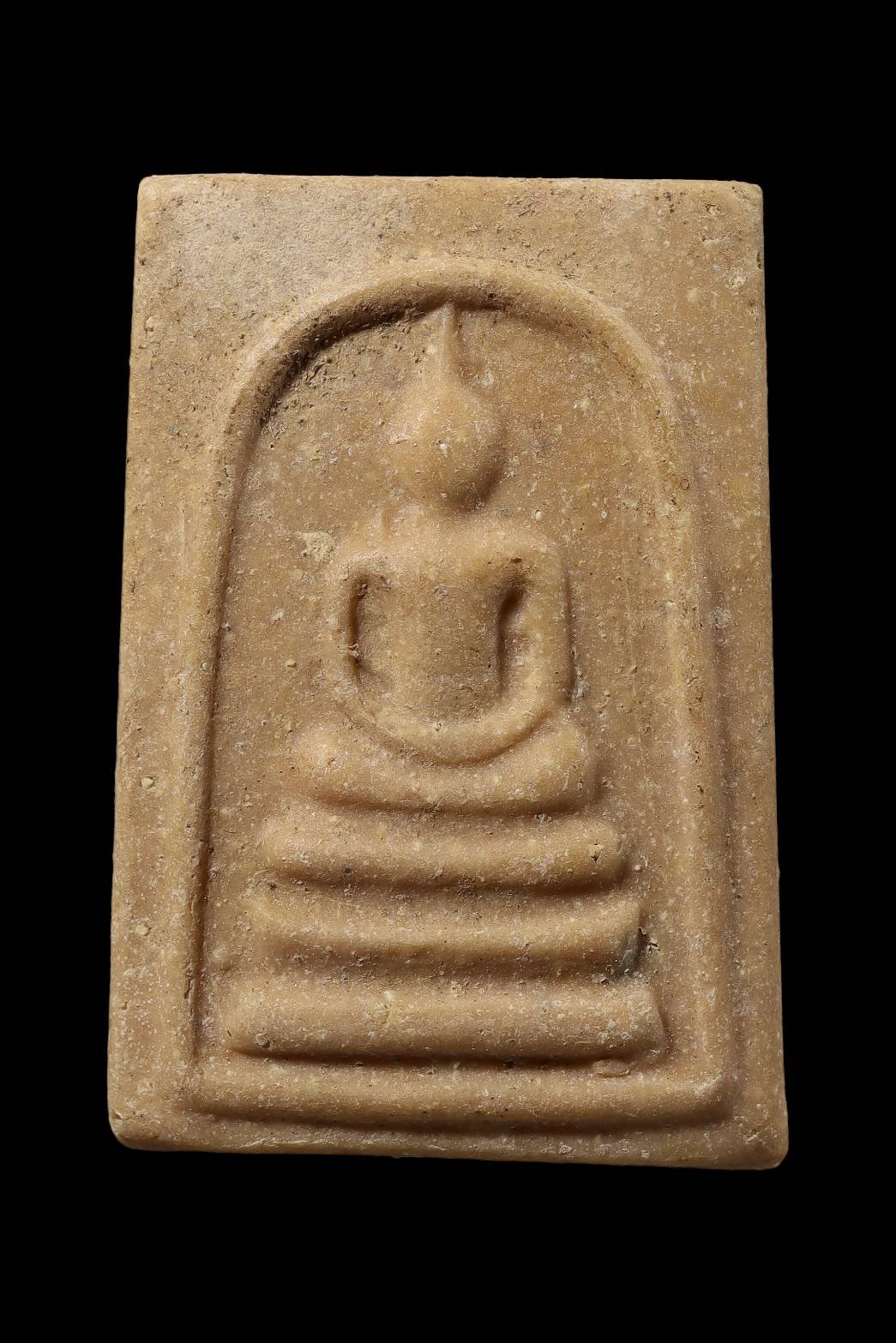 299088 พระสมเด็จหลังยันต์ 4 แถว ปี 2518 เนื้อผงน้ำมัน หลวงพ่อกวย วัดโฆสิตาราม จังหวัดชัยนาท