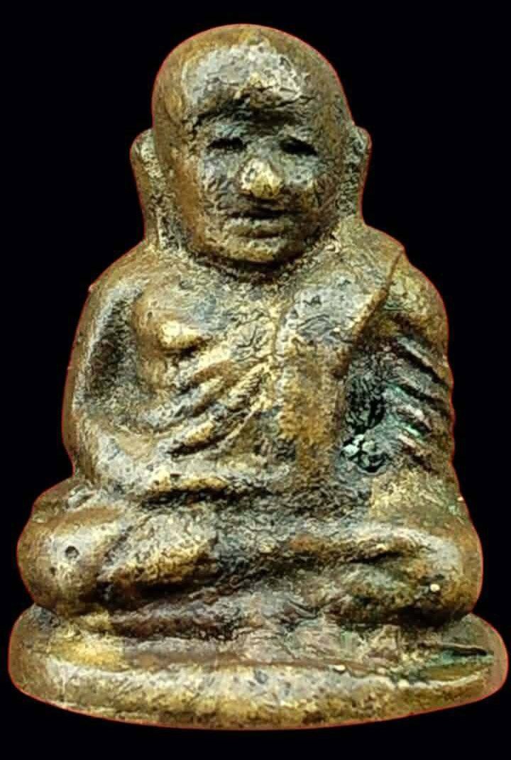 307124 รูปหล่อหลวงพ่อเงิน วัดบางคลาน พิมพ์นิยม เนื้อทองผสม ปี 2451-2462 จ.พิจิตร