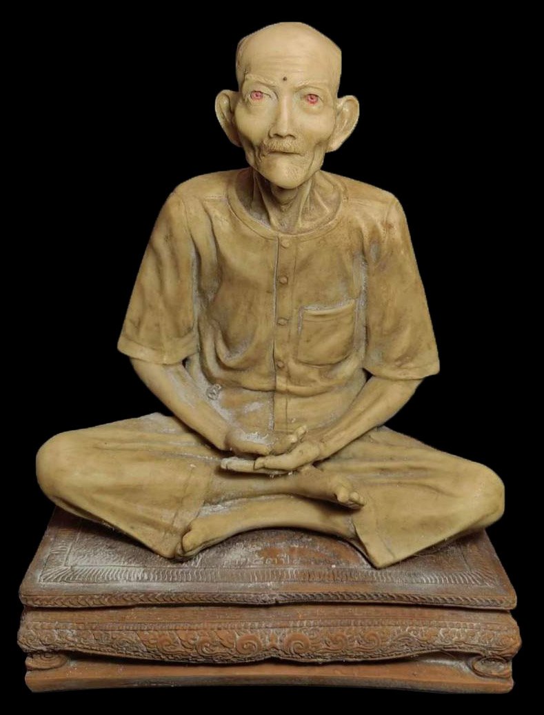  299275 พระบูชา เซียนแปะโรงสี  เนื้อเรซิ่น รุ่น2ปี2523 จ.ปทุมธานี