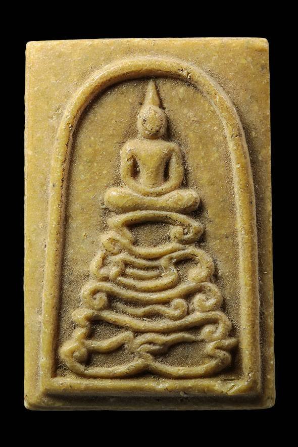 299345 สมเด็จฐานยันต์ นะโมพุทธายะ ปี 2515. ล.พ.กวย วัดโฆสิตาราม จ.ชัยนาท