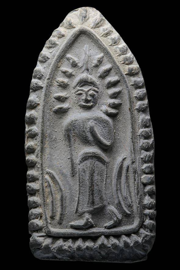 299390 พระขุนแผนชมตลาด  เนื้อผสมผงใบลาน. ยุคต้น ล.พ.กวย วัดโฆสิตาราม  จ.ชัยนาท