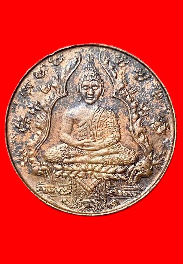 307941 พระแก้วมรกต วัดพระศรีศาสดาราม รุ่นแรก ปี2475  เนื้อทองแดง กทม.