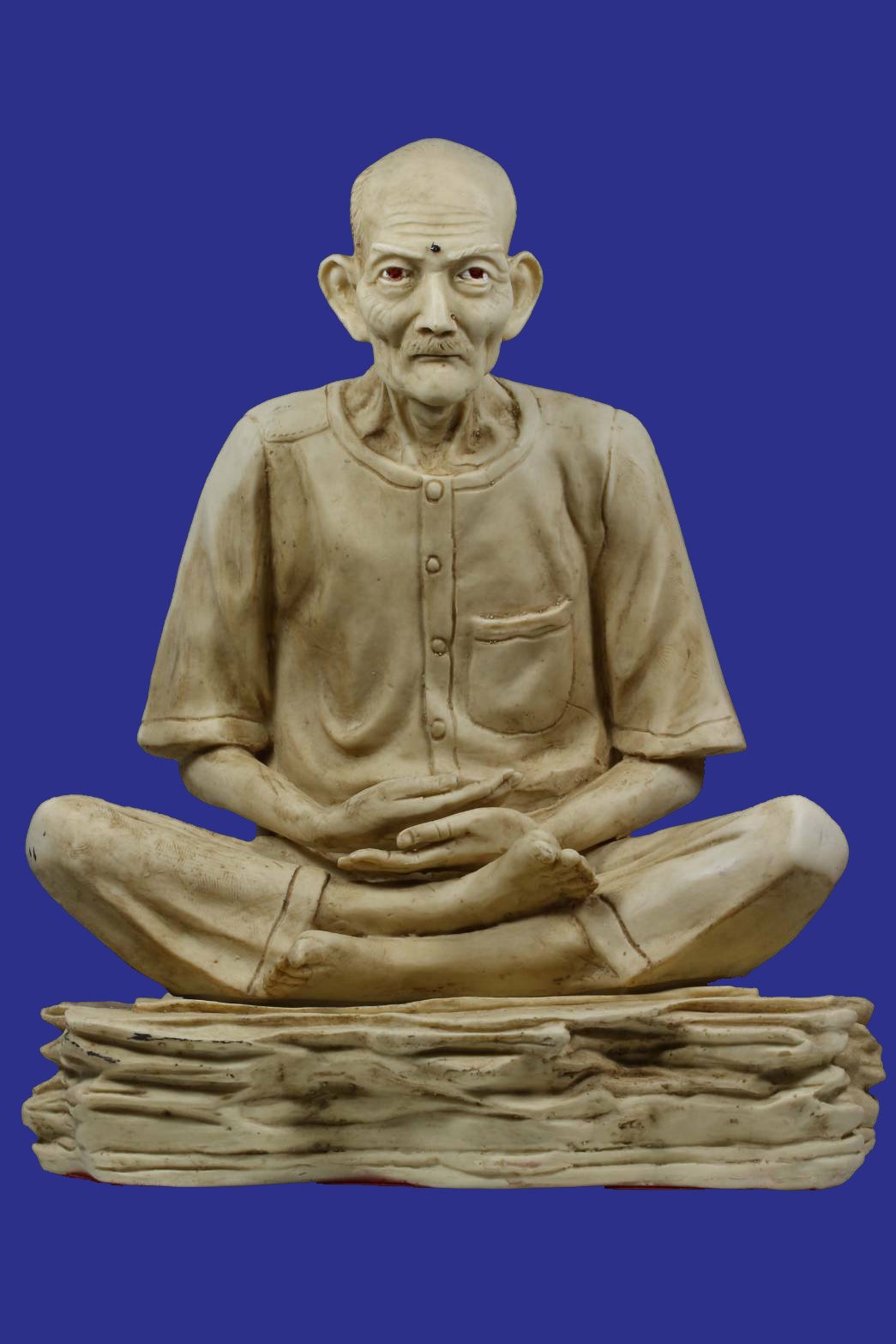 (296226)  พระบูชา เซียนแปะโรงสี  รุ่น 1 ปี 2521  หน้าตัก 9นิ้ว  วัดศาลเจ้า จ.ปทุมธานี 