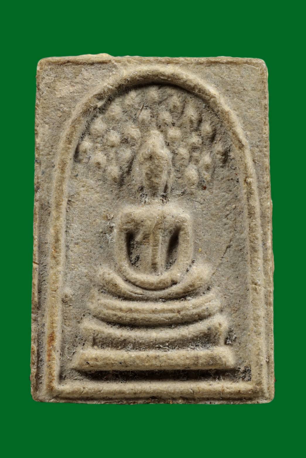 299744 สมเด็จคะแนนปรกโพธิ์ หลังยันต์มินะนะ ปี 2519 เนื้อน้ำมัน ล.พ.กวย วัดโฆสิตาราม จ.ชัยนาท