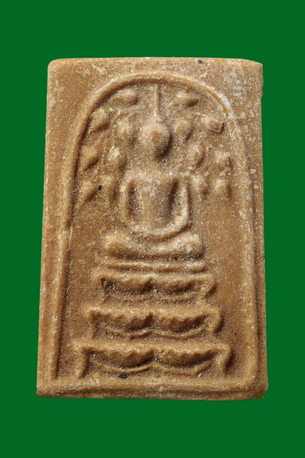 299745 สมเด็จปรกโพธิ์ฐานสิงห์ 3ชั้น ปี 2515 เนื้อน้ำมัน  ล.พ.กวย วัดโฆสิตาราม  จ.ชัยนาท