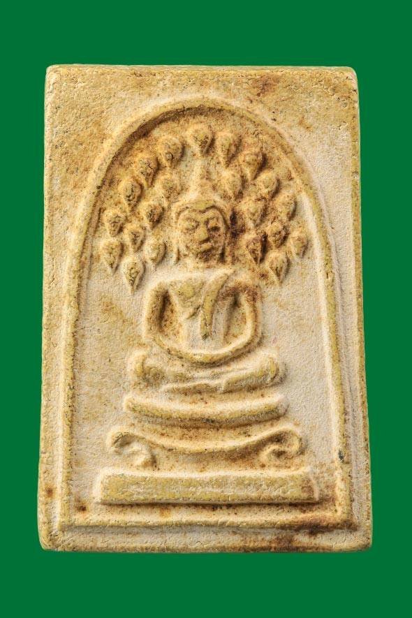 299793 พระสมเด็จปรกโพธิ์21ใบ พิมพ์ต้อ  ปี 2513-2515 เนื้อผง ล.พ.กวย วัดโฆสิตาราม จ.ชัยนาท