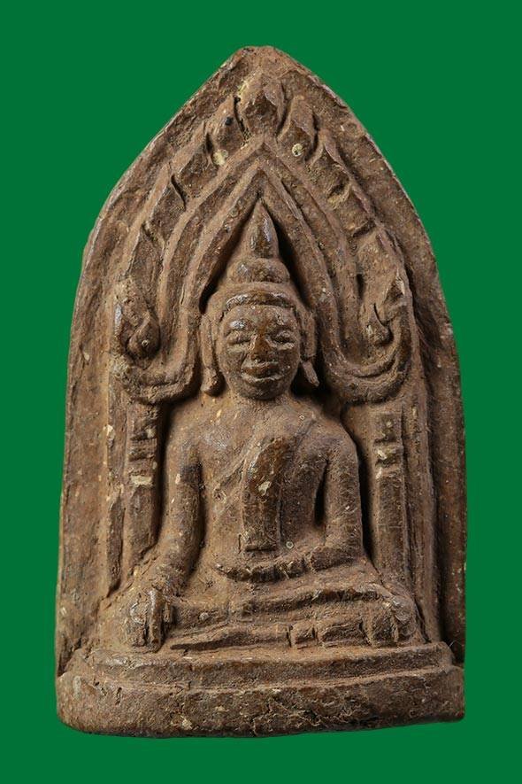 299796 พระขุนแผนซุ้มเรือนแก้ว เนื้อดิน7ป่าช้า ผสมผงพรายกุมาร ปี2503. ล.พ.เต๋ คงทอง วัดสามง่าม จ.นครปฐม