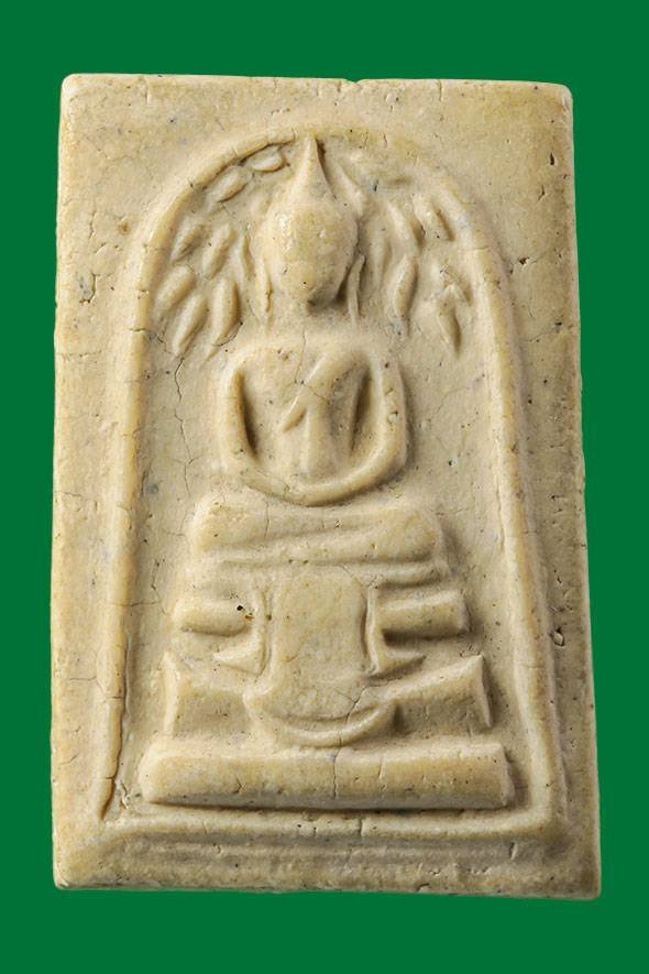 299816 พระพุทธเจ้าในวิหารปรกโพธิ์ ปี 2512-2515 เนื้อผงน้ำมัน ล.พ.กวย วัดโฆสิตาราม  จ.ชัยนาท