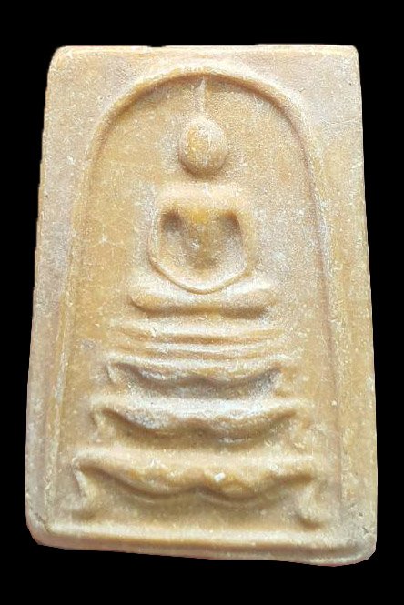 300031 พระสมเด็จฐานสิงห์ หลังยันต์ห้า. ปี2515 เนื้อผงน้ำมัน. ล.พ.กวย วัดโฆสิตาราม. จ.ชัยนาท