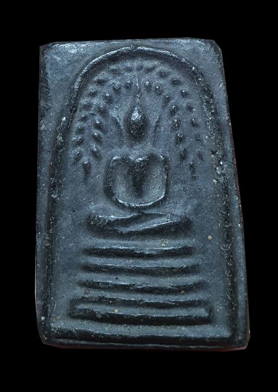 300108 พระสมเด็จปรกโพธิ์ย้อย หลังยันต์ ปี2512 เนื้อผงใบลาน หลวงพ่อกวย  วัดโฆสิตาราม จ.ชัยนาท