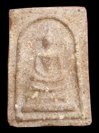 300137 พระสมเด็จหลังปั้มตราวัด ปี2515 เนื้อผงน้ำมัน ล.พ.กวย วัดโฆสิตาราม  จ.ชัยนาท