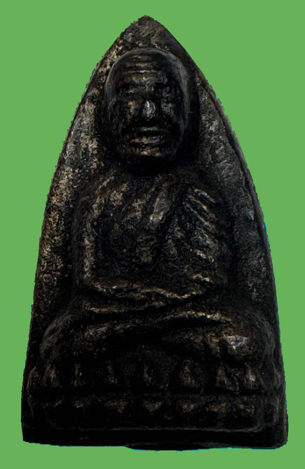 300172 หลวงปู่ทวด (วัดคอกหมู) ปี2505 พิมพ์เตารีดใหญ่ เนื้อโลหะผสม กทม.