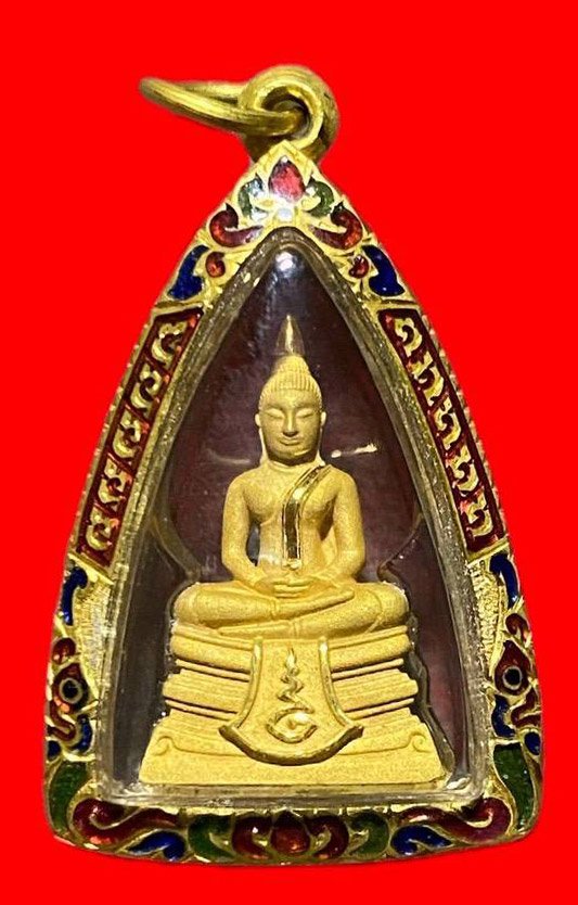 308088 หลวงพ่อโสธร  วัดโสธรสราราม  รุ่น ประวัติศาสตร์  ปี2562 เนื้อทองคำ  จ.ฉะเชิงเทรา