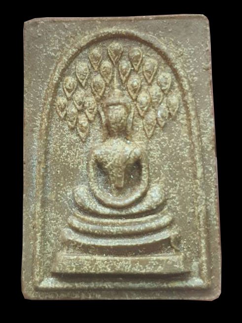  300384 สมเด็จปรกโพธิ์ หลังยันต์ มิ.นะ.นะ ปี2519 เนื้อน้ำมัน ล.พ.กวย วัดโฆสิตาราม จ.ชัยนาท